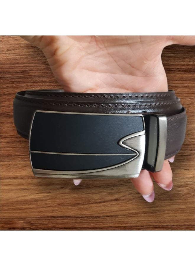 Men’s Genuine Leather  Belt | Premium European Quality Formal & Occasion Accessory | Elegant Men’s Belt with Removable Buckle - Image 2