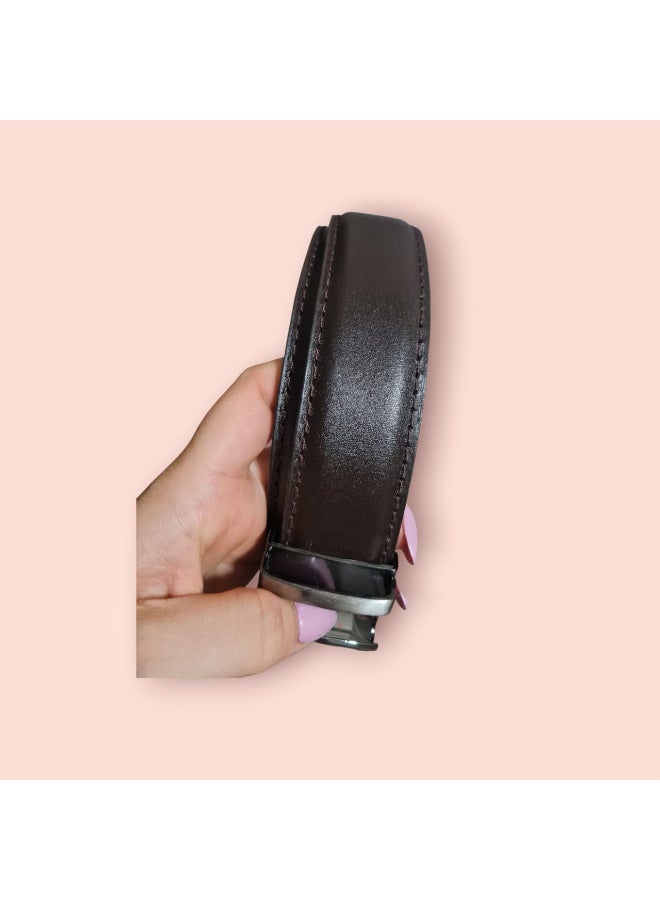 Men’s Genuine Leather  Belt | Premium European Quality Formal & Occasion Accessory | Elegant Men’s Belt with Removable Buckle - Image 5