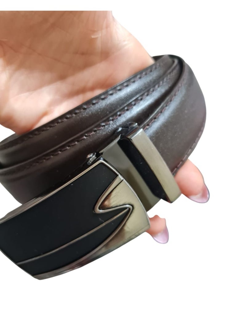 Men’s Genuine Leather  Belt | Premium European Quality Formal & Occasion Accessory | Elegant Men’s Belt with Removable Buckle - Image 3