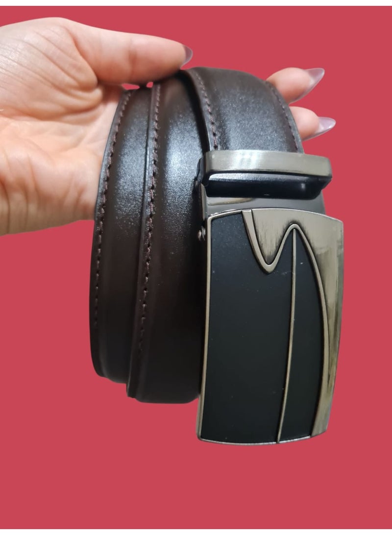 Men’s Genuine Leather  Belt | Premium European Quality Formal & Occasion Accessory | Elegant Men’s Belt with Removable Buckle - Image 4