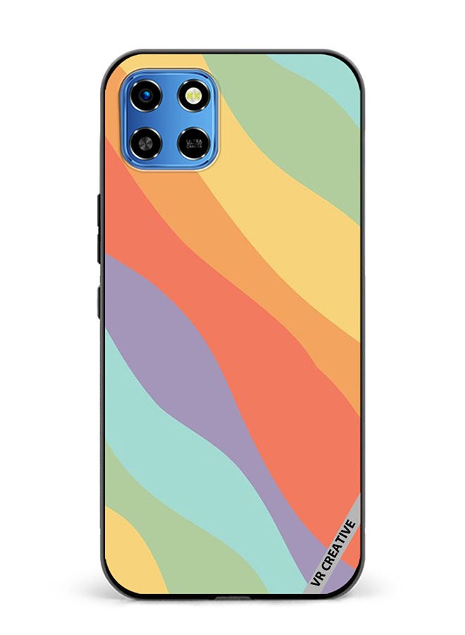 VR CREATIVE Protective Case Cover For Infinix Smart 6 HD Layer Design Multicolour - Image 1