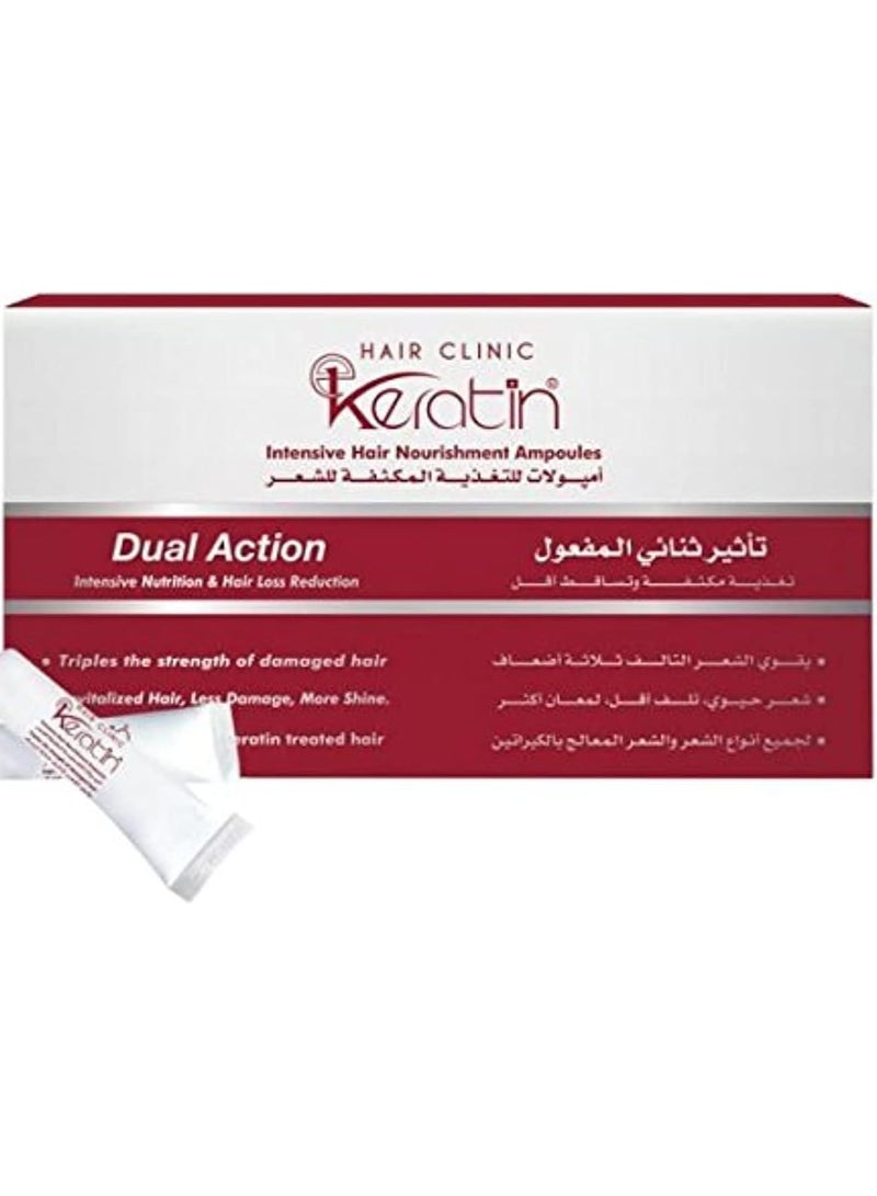 إيفا ايفا هير كلينيك كيراتين امبولات للتغذية المكثفة للشعر