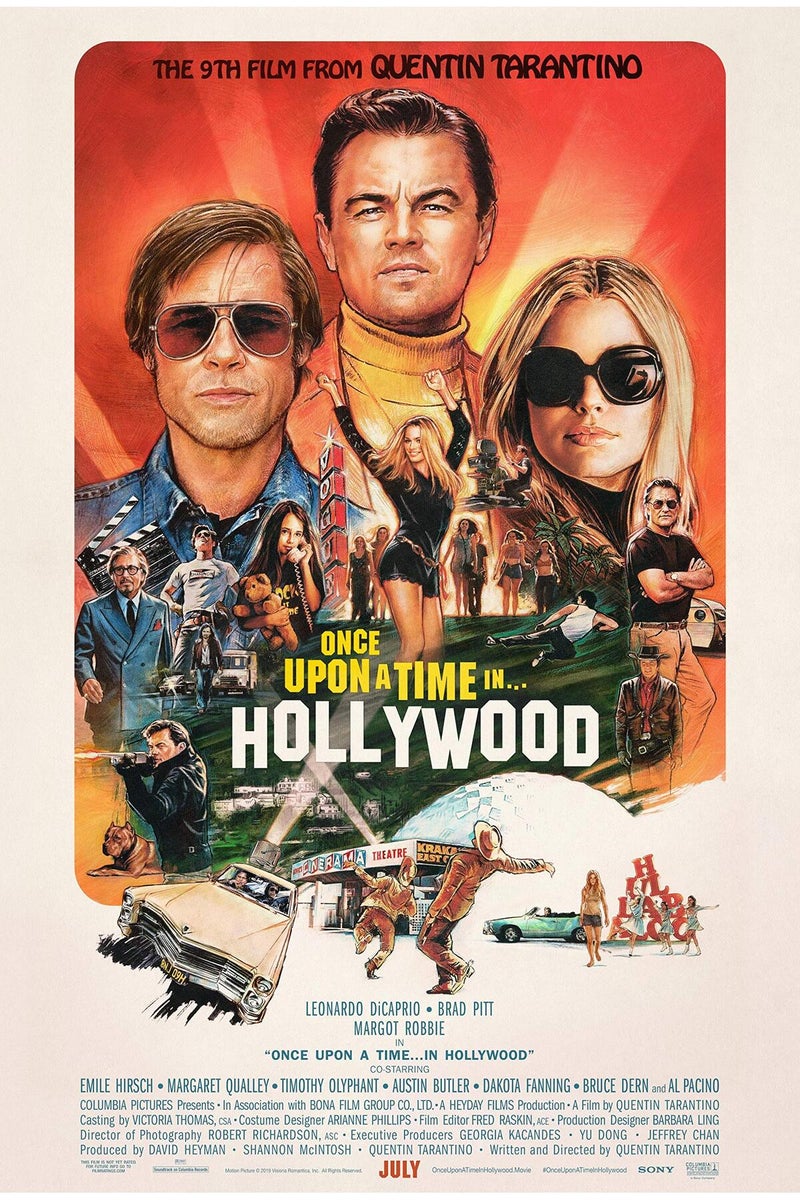 Tallenge Once Upon a Time In Hollywood Movie Poster - Image 1