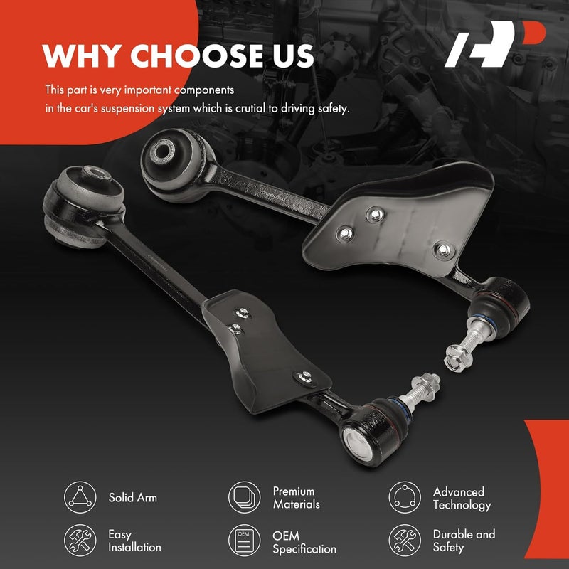 A-Premium Front Lower Control Arm Kit for Ford Mustang 2015-2022 - Image 5