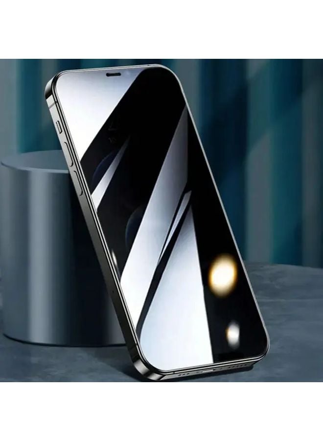 Black Privacy Screen Protector For iPhone 13 Pro Anti Peep Tempered Glass Film - Image 5