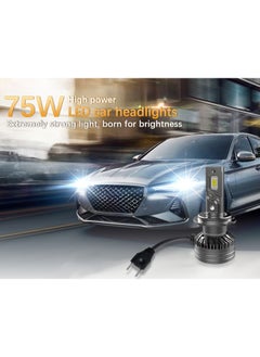 Lighting solutions Lighting Solutions Car Led Headlight Led Driving Light Headlamp Bulb All-in-one Conversion Kit H7 75W 6500K 3500LM 2pcs  - Image 5