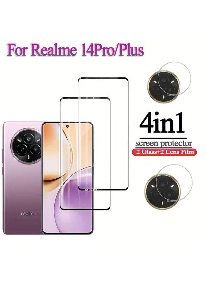 For Realme 14 Pro Plus 3D Curved Full Coverage Screen Protector 2Pcs - Image 3