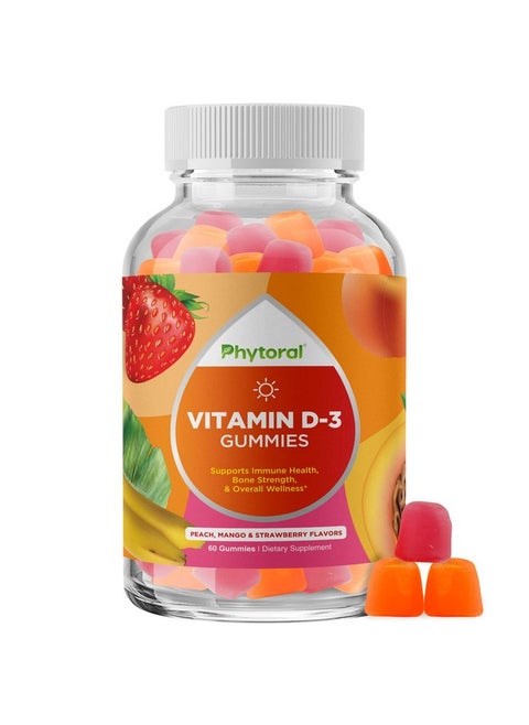 Chewable Vitamin D Gummies For Adults Pure Vitamin D3 2000Iu Immune Support Adult Gummy Vitamins Chewable Vitamin D3 Gummies For Bone Strength Immunity Support Heart Health And Mood Support