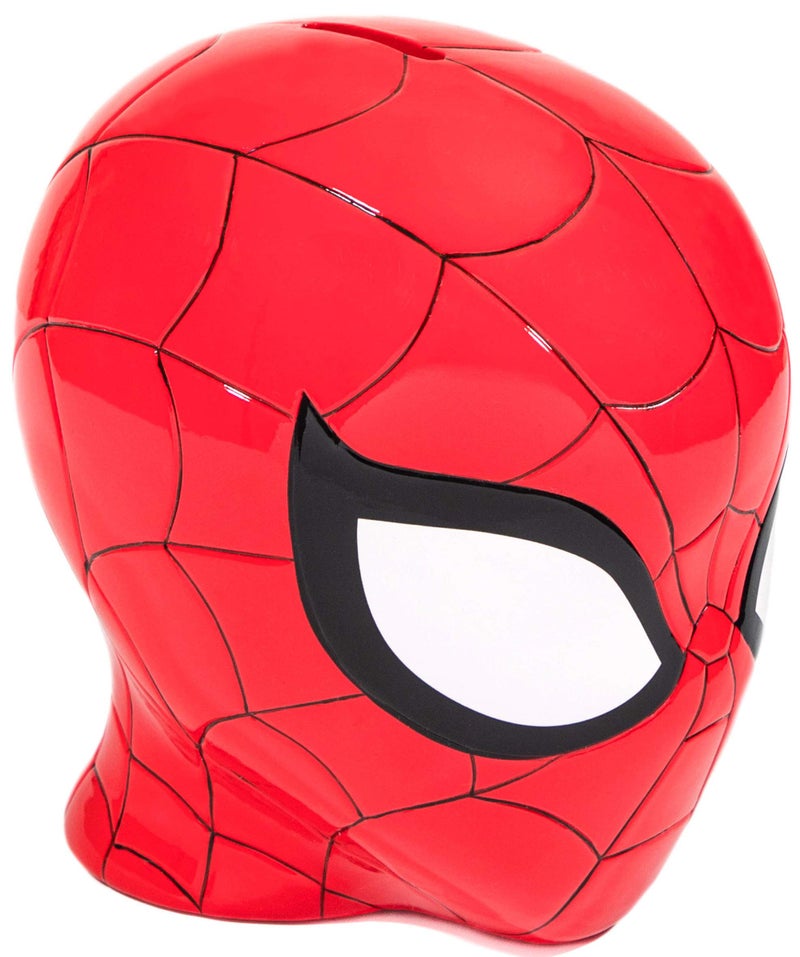 Jay Franco Marvel Spiderman Ceramic Coin Bank - Kids Decor Money Saving Piggy Bank (Official Marvel Product) - Image 4