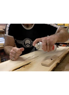 Starbond 2 oz. Black Medium Thick Premium CA Glue, 6 oz. Aerosol Accelerator Bundle, Cyanoacrylate Adhesive Super Glues for Woodworking, Wood Knots and Voids, Woodturning, Guitar, Hobby