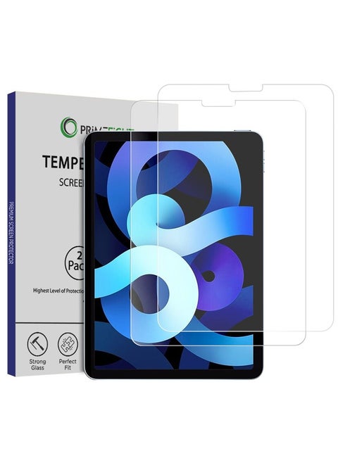 iPad Air 4/5 Generation[10.9 Inch,2022 5th &2020 4th],iPad Pro 11 Inch Display [2022&2021&2020&2018 Release] Screen Protector 10.9 Inch Display - Ultra Thin 9H Hardness Tempered Glass Pack