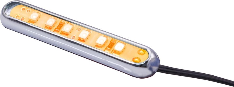 Oznium LED Modules (Straight Chrome, Amber LED) - Image 1