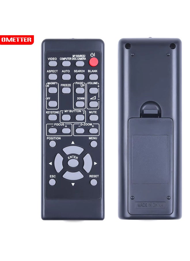 OMETTER - Remote Control for Viewsonic PJ1158 VS11459 PJ658 PJ358 VS11611 PJ758 PJ759 PJ760 VS11862 VS11861 VS11822 PJ862 PJ656 PJ656D - Image 1