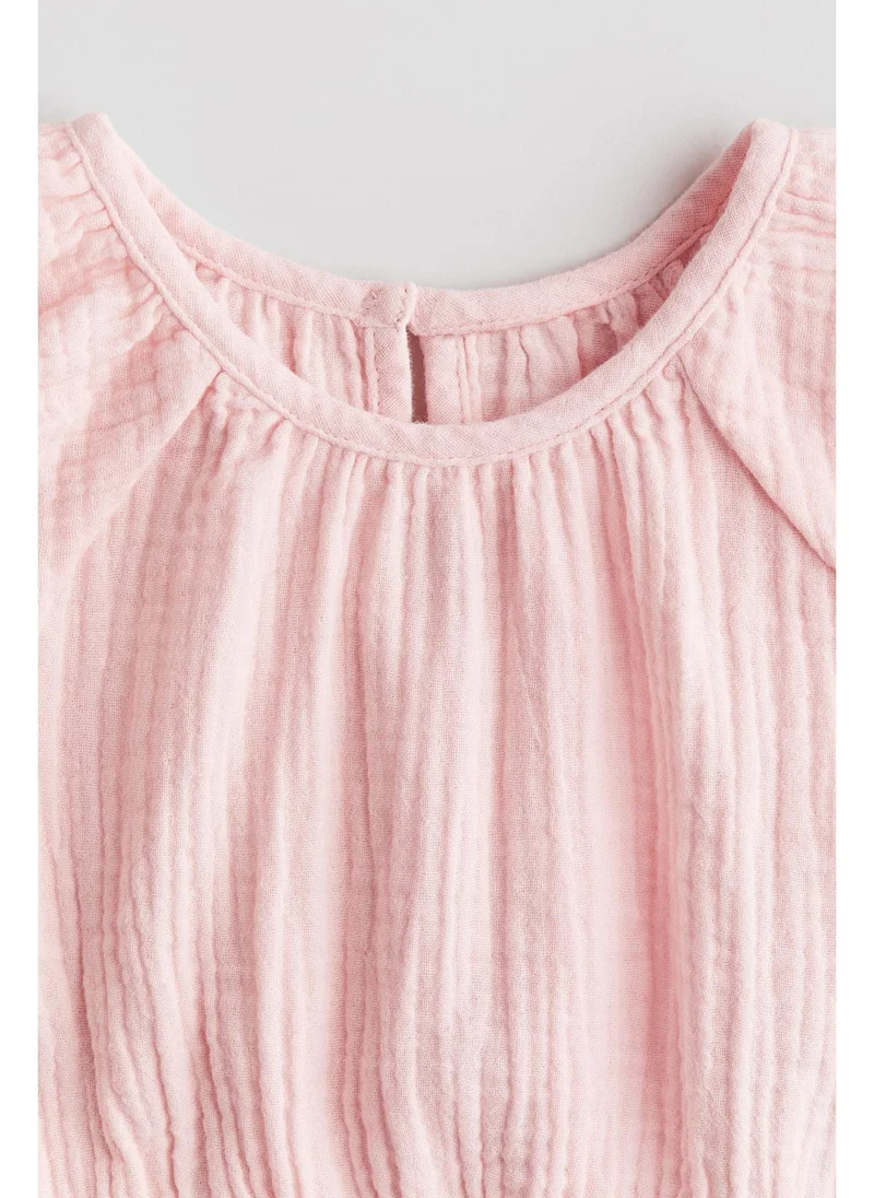 H&M Cotton muslin top