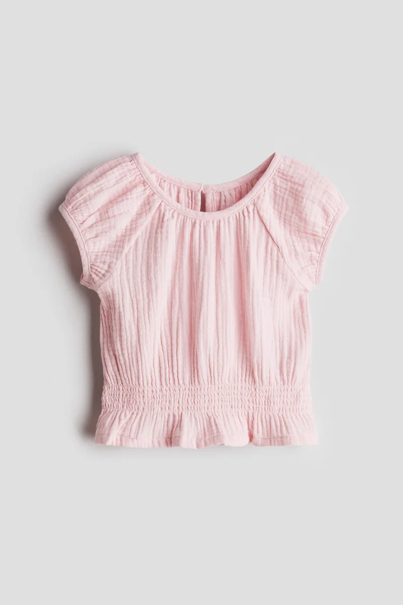 H&M Cotton muslin top