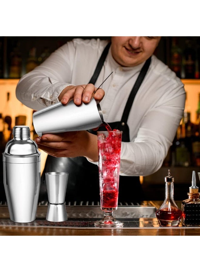 Cocktail Shaker Set 750ml Stainless Steel – 10-Piece Professional Bar Tools Kit with White Stand for Home & Bar Use - Image 4
