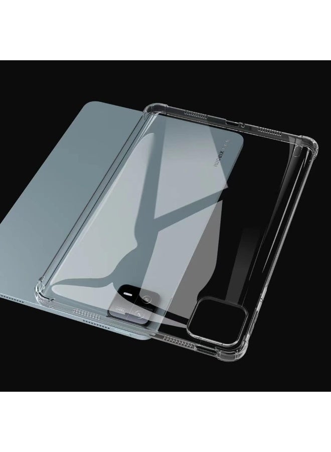جراب شفاف لجهاز Xiaomi Pad 6، جراب حماية من الوسادة الهوائية رفيع للغاية وشفاف عالي الدقة، جراب واقي ناعم من مادة TPU مقاوم للصدمات لجهاز Xiaomi Pad 6 - شفاف - Image 4