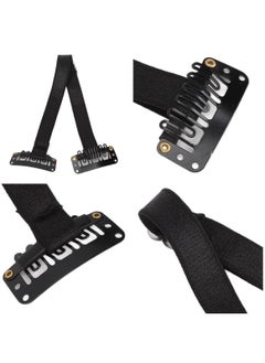 Lesha Facelift Bands with Clips, 2PCS Nylon Face Lifting Band with Hairclip Adjustable Elastic Facial Belt Eye Wrinkle Removal Facial Lifting Belt for Women Facial Skin Tightening  - Image 5