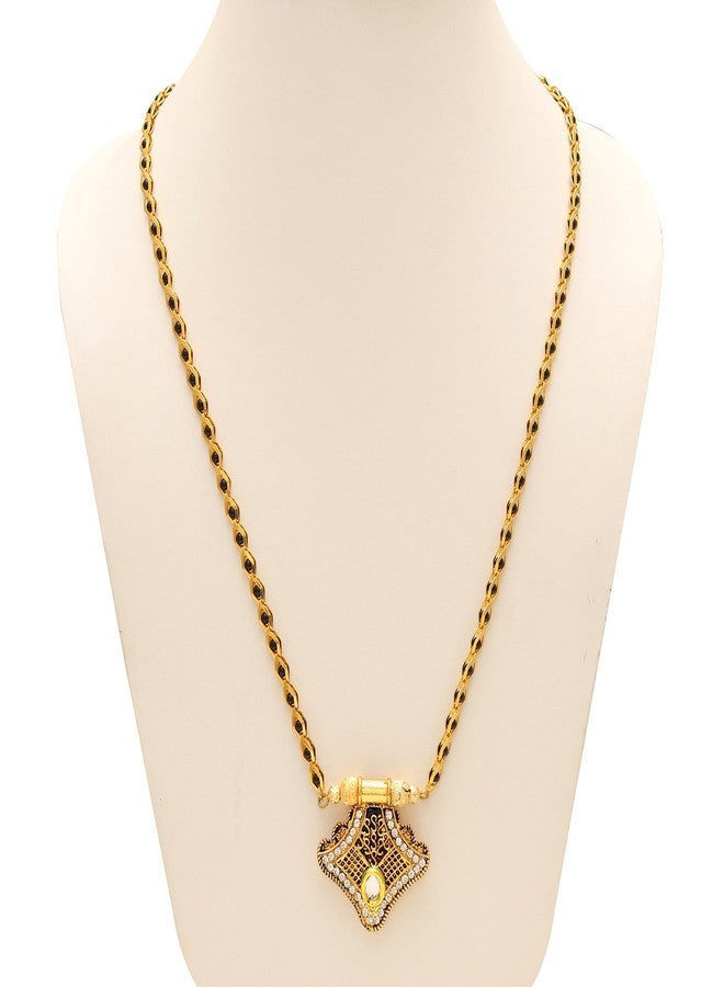 Superstore18 Traditional Gold-Plated Mangalsutra Necklace for Women ethnic wedding bridal wedding Tamaniya (SST2723MSMA) - Image 3