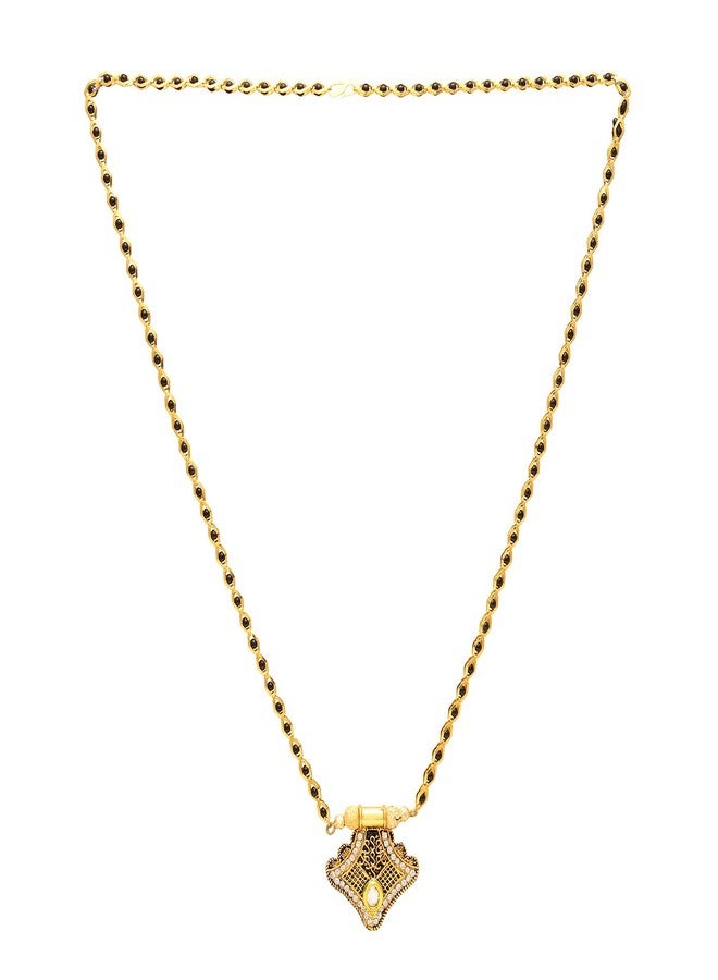 Superstore18 Traditional Gold-Plated Mangalsutra Necklace for Women ethnic wedding bridal wedding Tamaniya (SST2723MSMA) - Image 2