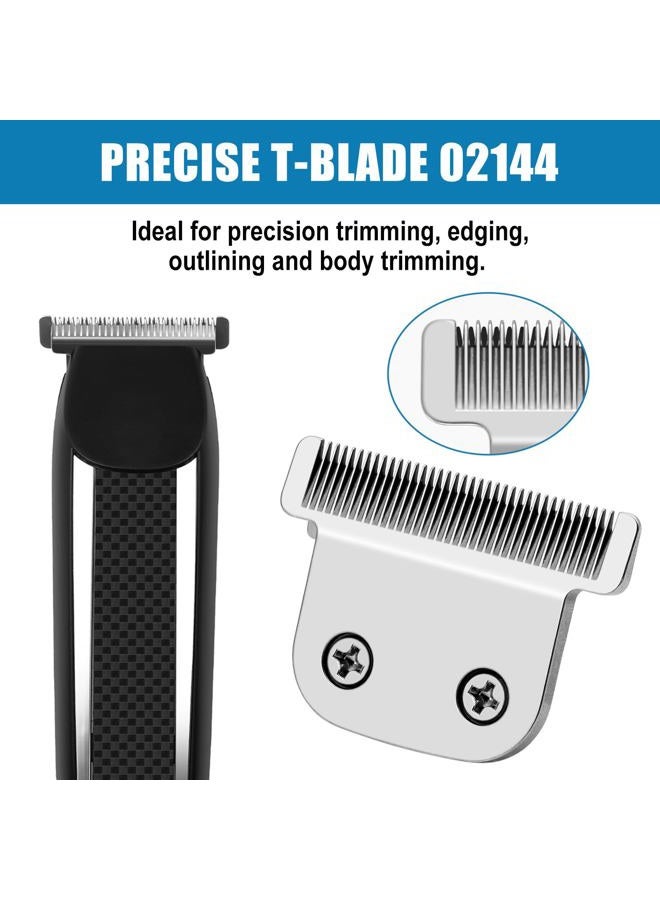 Manxrtod 02144 Replacement Detachable T Blade Compatible with Wahl Trimmers 9864/9864SS/9686/9818A/9854L/9876L/9854 /WSS3L/SS2L etc - Japanese Stainless Steel 40mm Replacement Trimmer Blade #02144 - Image 2