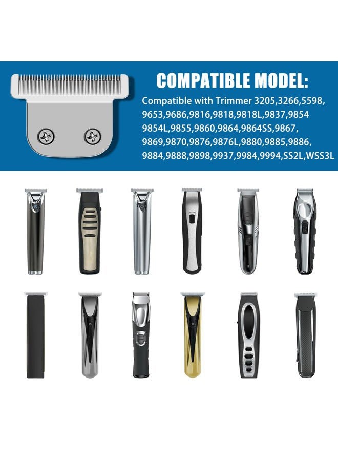 Manxrtod 02144 Replacement Detachable T Blade Compatible with Wahl Trimmers 9864/9864SS/9686/9818A/9854L/9876L/9854 /WSS3L/SS2L etc - Japanese Stainless Steel 40mm Replacement Trimmer Blade #02144 - Image 5