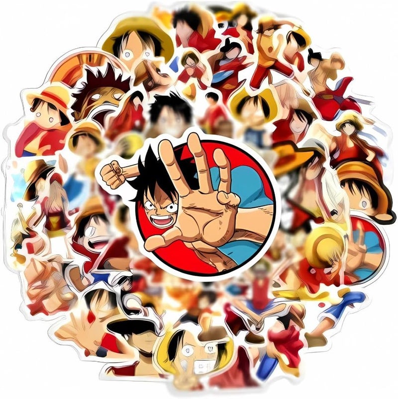 50 Anime Aesthetic Vinyl Stickers for Laptop, Journal, Bike Helmet, Diary, Guitar, Mobile Case - Waterproof Residue Free Stickers, self-adhesive - Image 4