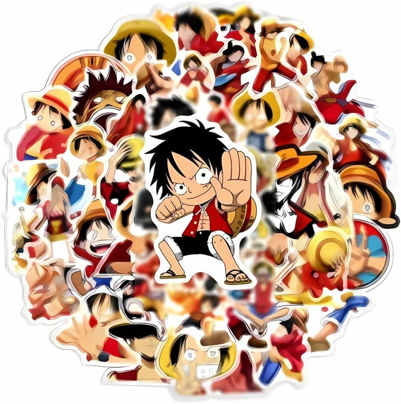 50 Anime Aesthetic Vinyl Stickers for Laptop, Journal, Bike Helmet, Diary, Guitar, Mobile Case - Waterproof Residue Free Stickers, self-adhesive - Image 2