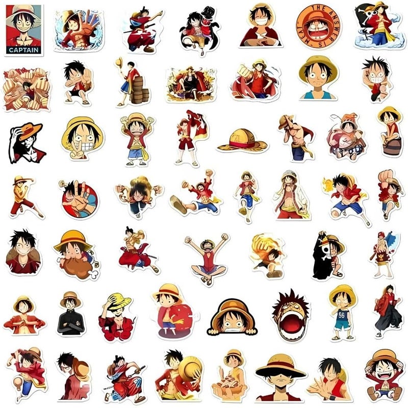 50 Anime Aesthetic Vinyl Stickers for Laptop, Journal, Bike Helmet, Diary, Guitar, Mobile Case - Waterproof Residue Free Stickers, self-adhesive - Image 5