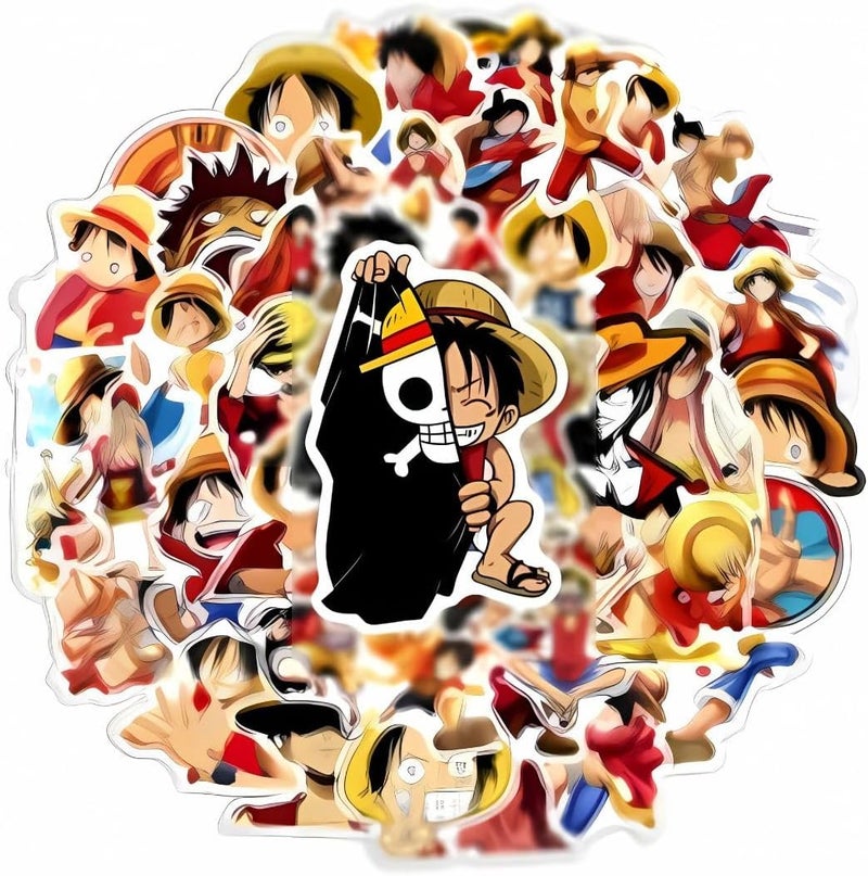 50 Anime Aesthetic Vinyl Stickers for Laptop, Journal, Bike Helmet, Diary, Guitar, Mobile Case - Waterproof Residue Free Stickers, self-adhesive - Image 3