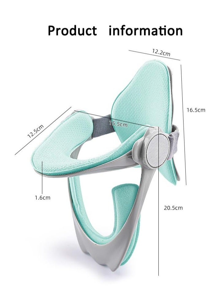 Soofam Neck Brace for Neck Pain and Support, 360° Adjustable Cervical Collar, Soft Neck Traction Device Neck Stretcher Orthotic Corrector, for Forward Head Posture Correction, Cervical Spine Pressure Relief - Image 2