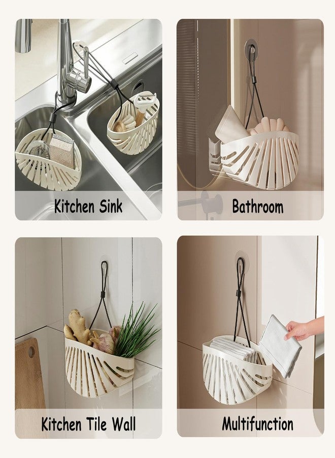 Dancepanda Sponge Holder for Kitchen Sink Suction,Kitchen Sink Organizer Caddy Holder,Dish Sponge Holder - Image 3