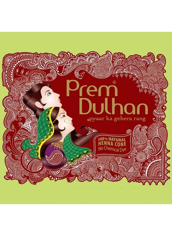 Prem Dulhan مخروط مهندي 12 قطعة في صندوق واحد، عبوة من 3 قطع  - Image 3