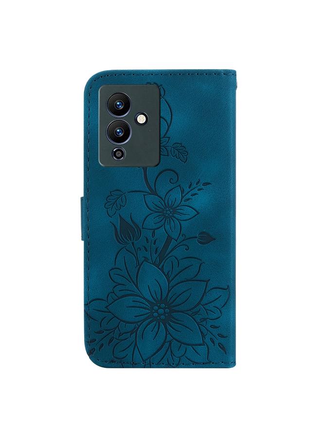 Zaboon Case For Infinix Note 12 Pro 5G / Note 12 5G Lily Embossed Leather Phone Case - Image 3