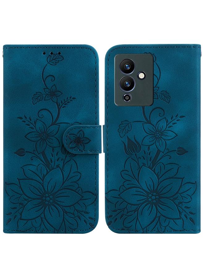 Zaboon Case For Infinix Note 12 Pro 5G / Note 12 5G Lily Embossed Leather Phone Case - Image 1
