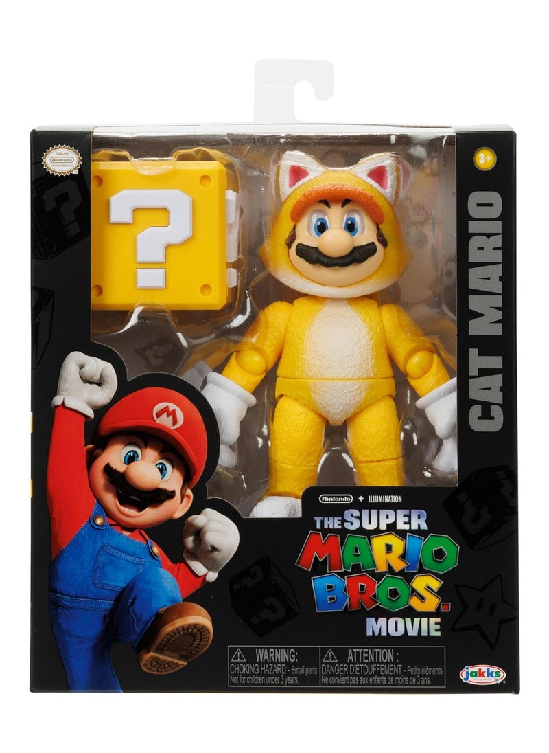 Jakks Pacific - Super Mario Bros - Cat Mario Action Figure - Image 1