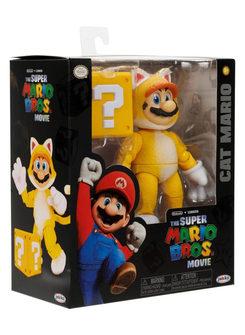 Jakks Pacific - Super Mario Bros - Cat Mario Action Figure - Image 1