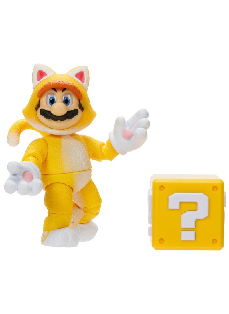Jakks Pacific - Super Mario Bros - Cat Mario Action Figure - Image 1