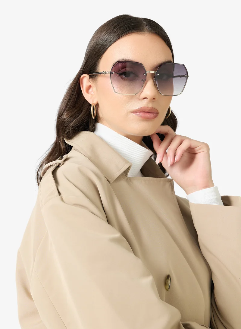 ELLA  Geometric Polarized Sunglasses for Women | Best Price UAE