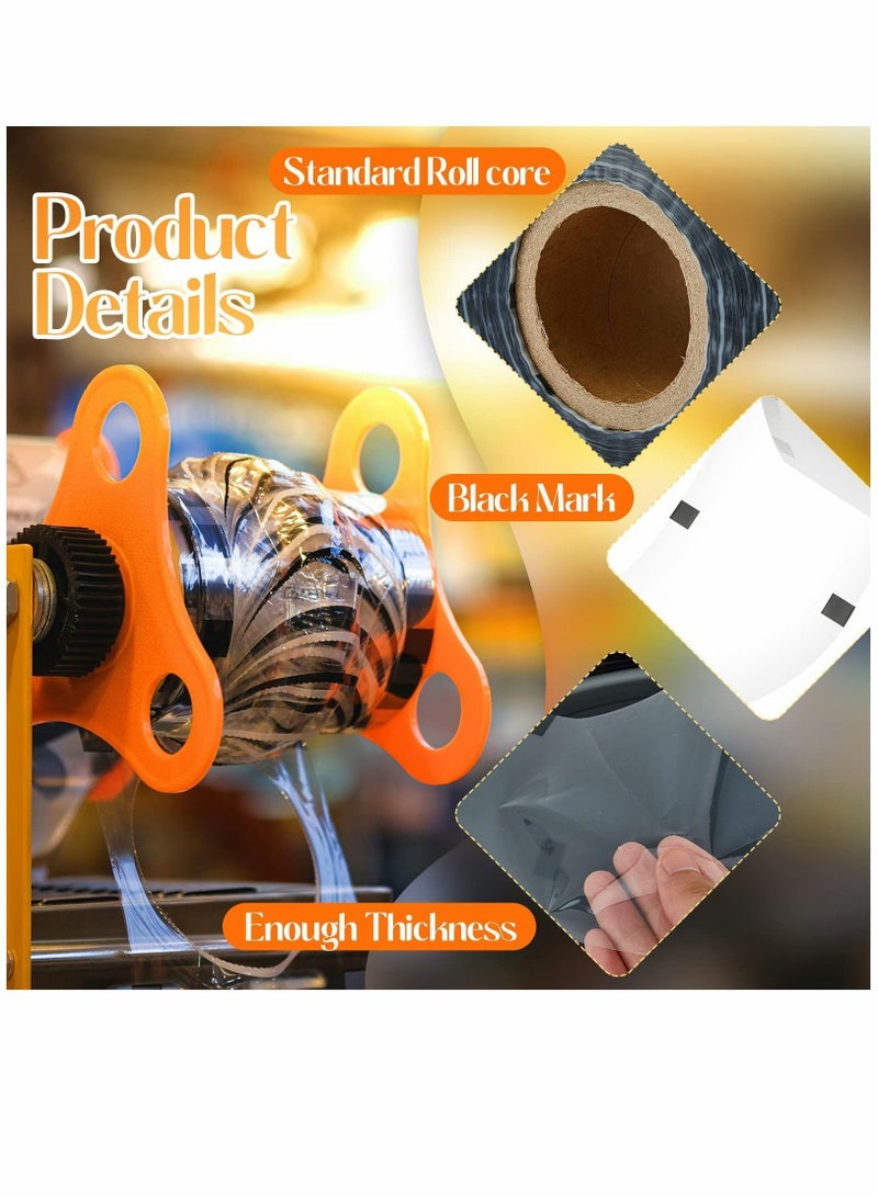 NIBEMINENT Cup Sealing Film, Clear Sealer Film 90-95 mm 4400 Cups Bubble Tea for Pp Plastic and Paper Machine 2 Rolls  - Image 2