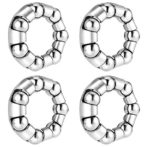 Jaceyon Bicycle Bearing 3/16" x 7 Bike Wheel Bearings Retainer, Replacement Bike Parts 4Pcs Repair Accessories for Bike Front Rear Axle - Image 1