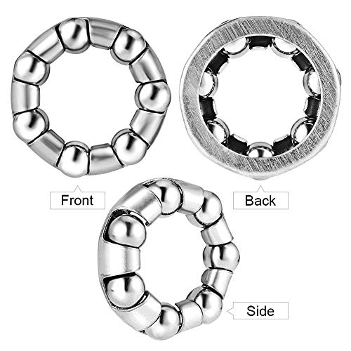 Jaceyon Bicycle Bearing 3/16" x 7 Bike Wheel Bearings Retainer, Replacement Bike Parts 4Pcs Repair Accessories for Bike Front Rear Axle - Image 2