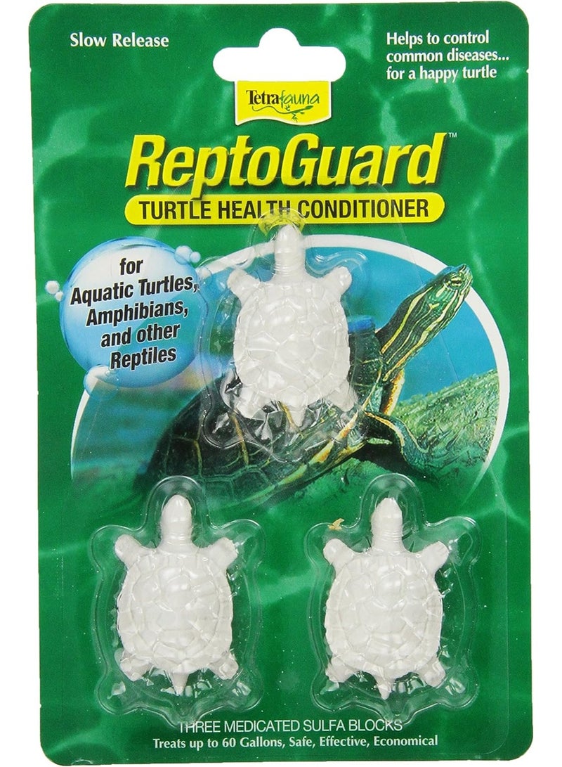 ReptoGuard Turtle Health Conditioner 3 Count, Slow-Release