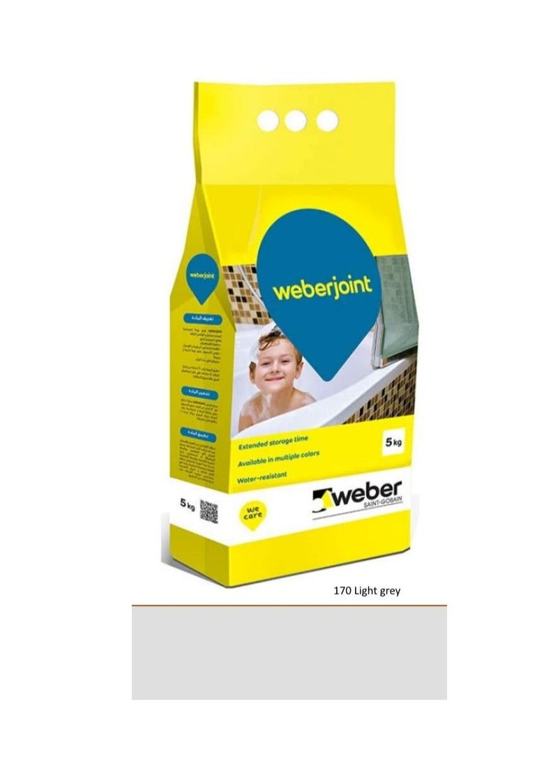 ويبر الأسمنت القائم على الأسمنت المختلط مسبقًا الجص متعدد الألوان رمادي فاتح - Image 2