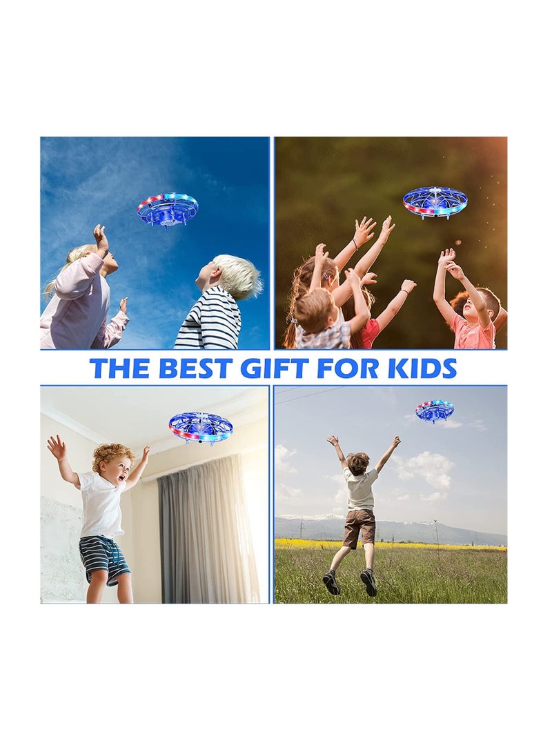 Generic - Hand Operated Mini Drone for Kids or Adults,USB Rechargeable Small UFO Flying Ball Drones with LED Lights, Indoor Outdoor Drones Toy Gifts for Boys and Girls - Image 1