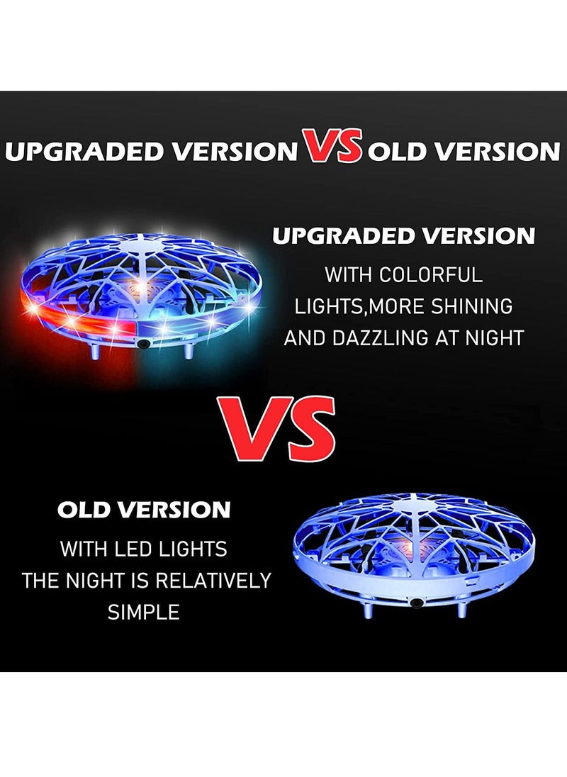 Generic - Hand Operated Mini Drone for Kids or Adults,USB Rechargeable Small UFO Flying Ball Drones with LED Lights, Indoor Outdoor Drones Toy Gifts for Boys and Girls - Image 1