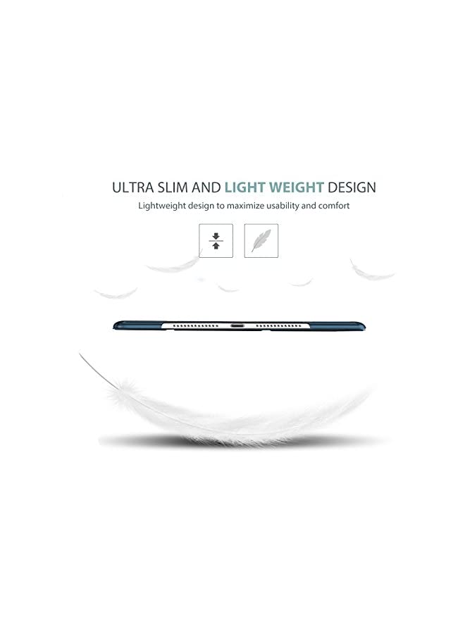 Procases ProCase Smart Case for iPad Air 2 (2014 release), Ultra Slim Lightweight Stand Protective Case Shell with Translucent Frosted Back Cover for Apple iPad Air 2 (A1566 A1567) -Navy - Image 4