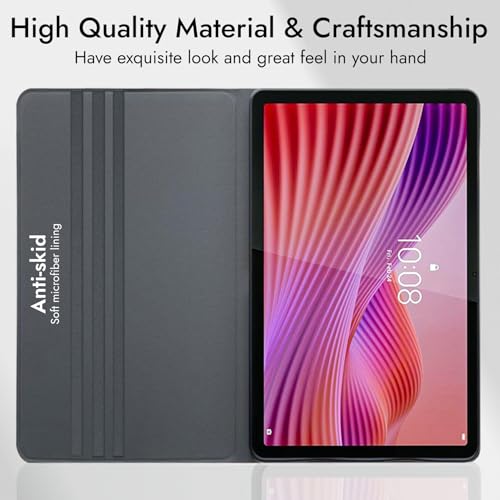 Robustrion Cover for Lenovo Tab 10.1 inch 2025 Cover Case, Deer Flip Cover Case for Lenovo Tab 10.1" Tablet Cover TB-311FU/311XU - Black - Image 4