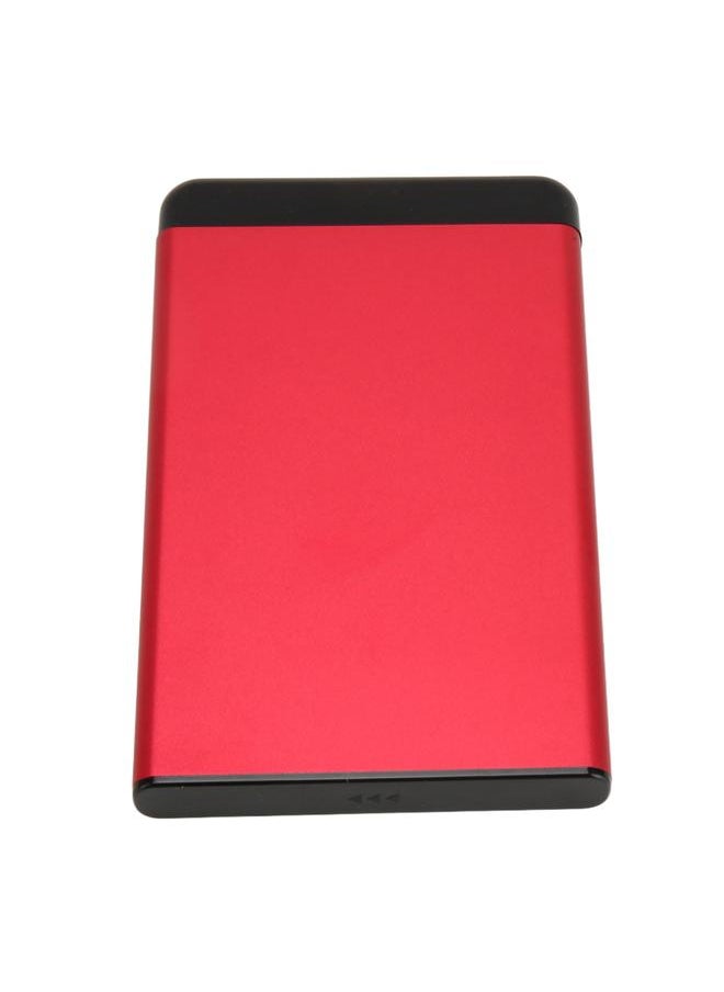 Thoraya USB3.0 ultra-thin external mobile hard disk high-speed read and write 2.5-inch portable metal mobile external hard disk red 750GB  - Image 4