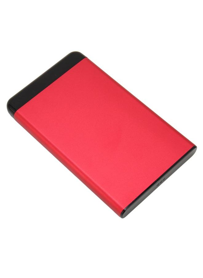 Thoraya USB3.0 ultra-thin external mobile hard disk high-speed read and write 2.5-inch portable metal mobile external hard disk red 750GB  - Image 3
